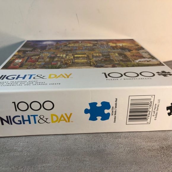 Buffalo Games 1000-Piece Wild West Trading Post Adult Interlocking Jigsaw Puzzle - Picture 4 of 7